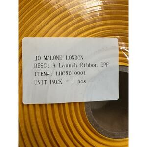 Jo Malone London RIBBON roll yellow  1.5” New wrap craft spool gift holiday